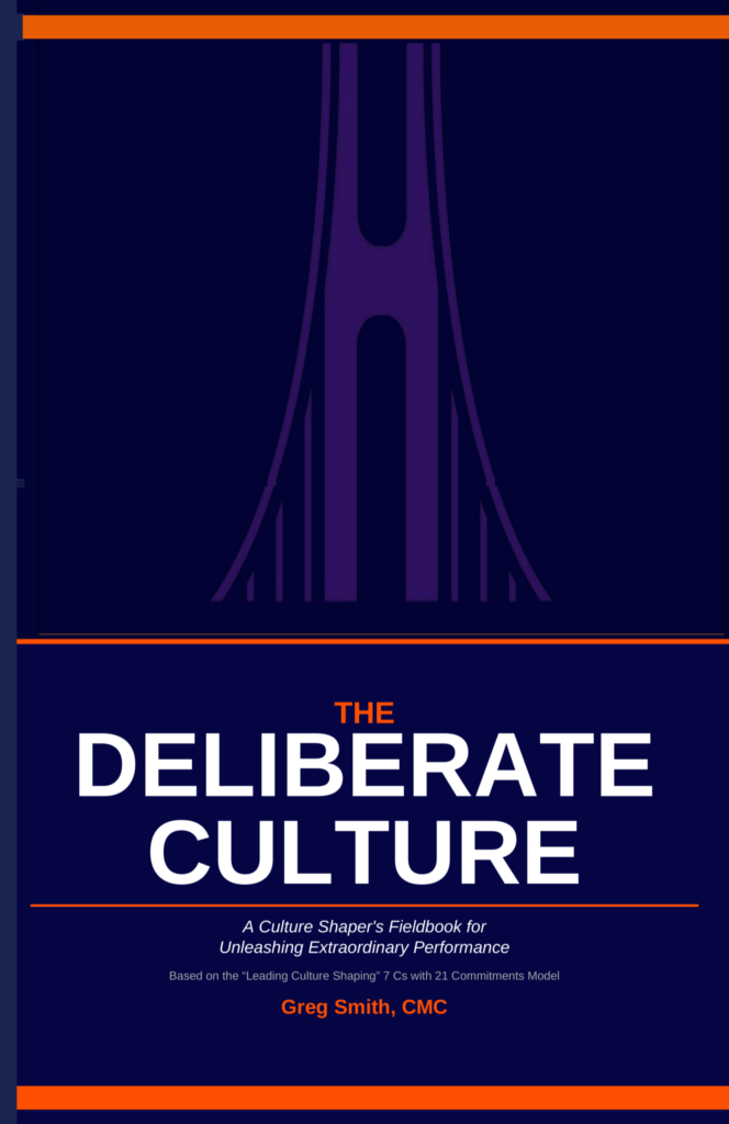 Front cover – The Deliberate Culture